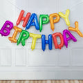 Happy Birthday Balloons Party Supplies Decoration Letter Helium Foil Balloons Globos Balony Banner Baby Shower Latex Balloons