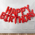 Happy Birthday Balloons Party Supplies Decoration Letter Helium Foil Balloons Globos Balony Banner Baby Shower Latex Balloons