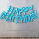 Happy Birthday Balloons Party Supplies Decoration Letter Helium Foil Balloons Globos Balony Banner Baby Shower Latex Balloons