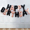 Happy Birthday Balloons Party Supplies Decoration Letter Helium Foil Balloons Globos Balony Banner Baby Shower Latex Balloons