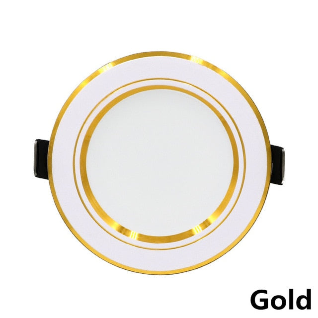 10pcs/lot LED Downlight 5W 9W 12W 15W 18W Recessed Round LED Ceiling Lamp AC 220V-240V Indoor Lighting Warm White Cold White