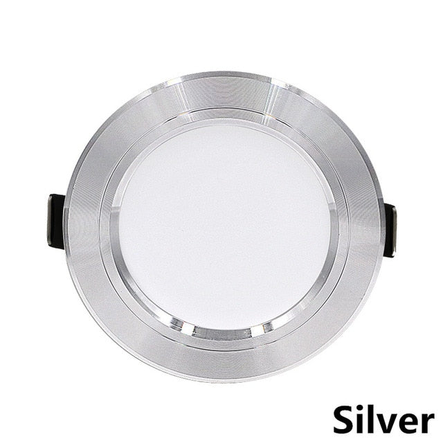 10pcs/lot LED Downlight 5W 9W 12W 15W 18W Recessed Round LED Ceiling Lamp AC 220V-240V Indoor Lighting Warm White Cold White