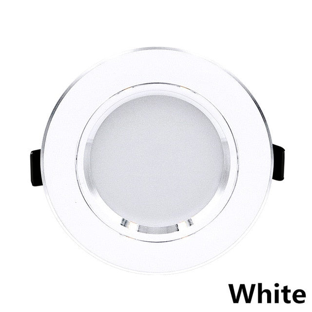 10pcs/lot LED Downlight 5W 9W 12W 15W 18W Recessed Round LED Ceiling Lamp AC 220V-240V Indoor Lighting Warm White Cold White