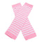 2021 Fashion Women Lady Striped Elbow Gloves Warmer Knitted Long Fingerless Gloves Elbow Mittens Christmas Accessories Gift