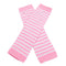 2021 Fashion Women Lady Striped Elbow Gloves Warmer Knitted Long Fingerless Gloves Elbow Mittens Christmas Accessories Gift