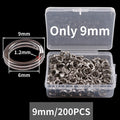 200pcs Stainless Steel Split Ring Assorted Fishing Tackle Fishing Rings for Blank Lures Crankbait Hard Bait fishing accessoies