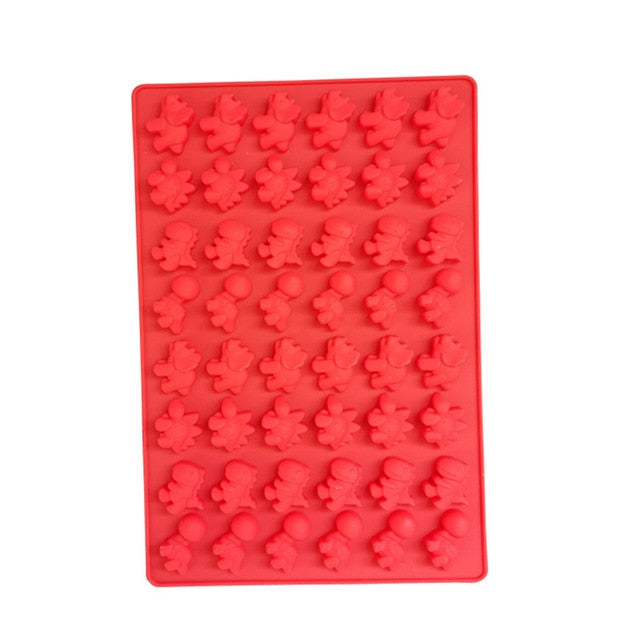 Multi-Purpose Cute Little Dinosaur Silicone Mold Chocolate Mold Ice Tray Mold Soft Candy Mold DIY Kitchen Cake Mold Tool