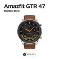 Global Version Amazfit GTR 47mm Smart Watch 5ATM Waterproof Smartwatch 24Days Battery GPS Music Control Leather Silicon Strap