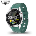 LIGE 2021 New Full circle touch screen Mens Smart Watches IP68 Waterproof Sports Fitness Watch Man Luxury Smart Watch for men