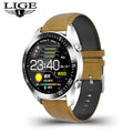 LIGE 2021 New Full circle touch screen Mens Smart Watches IP68 Waterproof Sports Fitness Watch Man Luxury Smart Watch for men