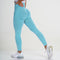 CHRLEISURE Workout Gym Legging Seamless Leggings Women Sport Pants Butt Booty Push Up Pant High Waist Fitness Pant Yoga Leggings