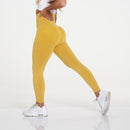 CHRLEISURE Workout Gym Legging Seamless Leggings Women Sport Pants Butt Booty Push Up Pant High Waist Fitness Pant Yoga Leggings