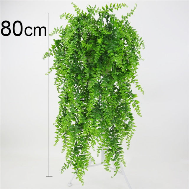 85CM Artificial Hanging Flower Plant Fake Vine Willow Rattan Flowers Artificial Hanging Plant For Home Garden Wall Decoration