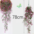 85CM Artificial Hanging Flower Plant Fake Vine Willow Rattan Flowers Artificial Hanging Plant For Home Garden Wall Decoration