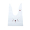 20/50pcs Rabbit Gift Bags Cones Transprant Plastic Bag Carrot Candy Bags Kids Birthday Party Decoration Easter Party Decorations