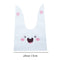20/50pcs Rabbit Gift Bags Cones Transprant Plastic Bag Carrot Candy Bags Kids Birthday Party Decoration Easter Party Decorations