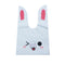 20/50pcs Rabbit Gift Bags Cones Transprant Plastic Bag Carrot Candy Bags Kids Birthday Party Decoration Easter Party Decorations