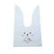 20/50pcs Rabbit Gift Bags Cones Transprant Plastic Bag Carrot Candy Bags Kids Birthday Party Decoration Easter Party Decorations