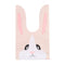 20/50pcs Rabbit Gift Bags Cones Transprant Plastic Bag Carrot Candy Bags Kids Birthday Party Decoration Easter Party Decorations