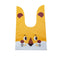 20/50pcs Rabbit Gift Bags Cones Transprant Plastic Bag Carrot Candy Bags Kids Birthday Party Decoration Easter Party Decorations