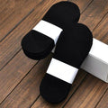 5Pair/Pack Cotton Invisible No Show Socks Non-slip Silicone Sock Solid Color Felmen Sock Slippers Short Socks Men Socks
