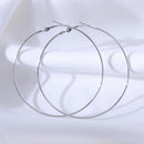 BLIJERY New Fashion Big Hoop Earrings Basketball Brincos Shiny Starry Large Circle Earrings for Women Jewelry Boucles d'oreill