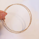 BLIJERY New Fashion Big Hoop Earrings Basketball Brincos Shiny Starry Large Circle Earrings for Women Jewelry Boucles d'oreill