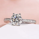 CC Trendy Jewelry S925 Rings For Women Cubic Zirconia Charms Bridal Wedding Engagement White Gold Color Ring Drop Shipping