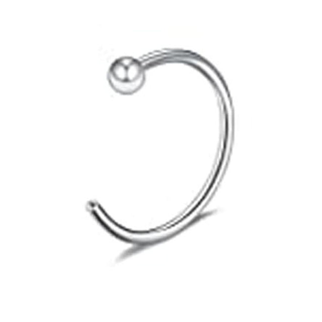 1pcs U Shaped Fake Nose Ring Hoop Septum Rings Stainless Steel Nose Piercing Fake Piercing Oreja Pircing Jewelry