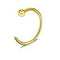 1pcs U Shaped Fake Nose Ring Hoop Septum Rings Stainless Steel Nose Piercing Fake Piercing Oreja Pircing Jewelry