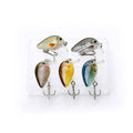 TREHOOK 5pcs 1.5g 3cm Mini Wobblers/Crankbait Fishing Lure Artificial Bait Hard Floating Wobbler for Fish Bass Fishing Tackle