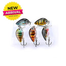 TREHOOK 5pcs 1.5g 3cm Mini Wobblers/Crankbait Fishing Lure Artificial Bait Hard Floating Wobbler for Fish Bass Fishing Tackle