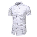 Fashion 9 Style Design Short Sleeve Casual Shirt Men's Print Beach Blouse 2021 Summer Clothing Plus Asian Size M-XXXL 4XL 5XL