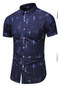 Fashion 9 Style Design Short Sleeve Casual Shirt Men's Print Beach Blouse 2021 Summer Clothing Plus Asian Size M-XXXL 4XL 5XL