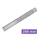 Double Sided Stainless Steel Straight Ruler Metal Scale Precision Measuring Hand Tool Stationery Drafting Accessory