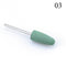 1pcs Silicone Nail Drill Milling Cutter Drill Bits Files Burr Buffer for Electric Machine Nail Art Grinder Cuticle Cutter Tools