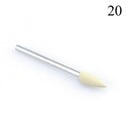 1pcs Silicone Nail Drill Milling Cutter Drill Bits Files Burr Buffer for Electric Machine Nail Art Grinder Cuticle Cutter Tools