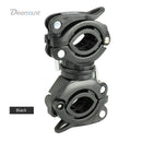 Deemount Bicycle Light Bracket Bike Lamp Holder LED Torch Headlight Pump Stand Quick Release Mount 360 Degree Rotatable HLD-211