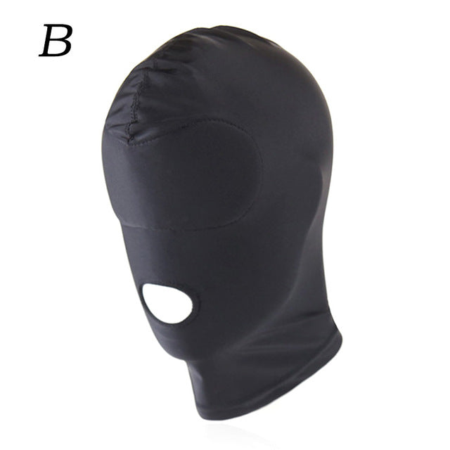 New Arrival 1/2/3 Hole Men Women Adult Spandex Balaclava Open Mouth Face Eye Head Mask Costume Slave Game Role Play