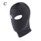 New Arrival 1/2/3 Hole Men Women Adult Spandex Balaclava Open Mouth Face Eye Head Mask Costume Slave Game Role Play