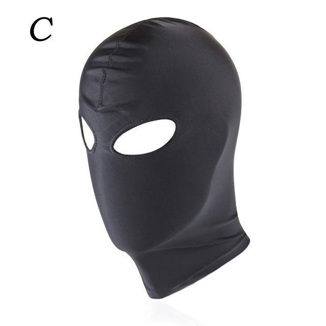 New Arrival 1/2/3 Hole Men Women Adult Spandex Balaclava Open Mouth Face Eye Head Mask Costume Slave Game Role Play