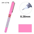 Luxury quality Student School Office Stationery  Fine Nib Gel Pen Big Ink Capacity  Ballpoint pen New