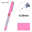 Luxury quality Student School Office Stationery  Fine Nib Gel Pen Big Ink Capacity  Ballpoint pen New