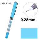 Luxury quality Student School Office Stationery  Fine Nib Gel Pen Big Ink Capacity  Ballpoint pen New