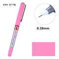 Luxury quality Student School Office Stationery  Fine Nib Gel Pen Big Ink Capacity  Ballpoint pen New