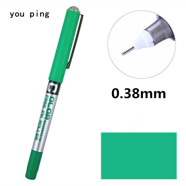 Luxury quality Student School Office Stationery  Fine Nib Gel Pen Big Ink Capacity  Ballpoint pen New