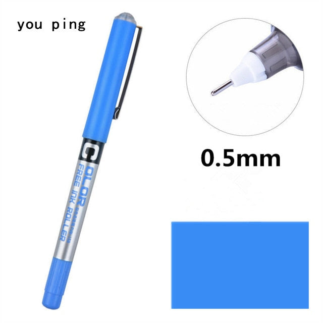 Luxury quality Student School Office Stationery  Fine Nib Gel Pen Big Ink Capacity  Ballpoint pen New