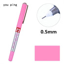 Luxury quality Student School Office Stationery  Fine Nib Gel Pen Big Ink Capacity  Ballpoint pen New