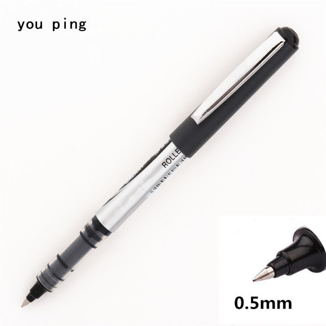 Luxury quality Student School Office Stationery  Fine Nib Gel Pen Big Ink Capacity  Ballpoint pen New