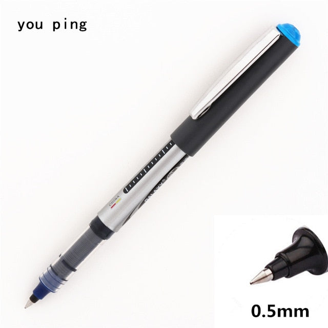 Luxury quality Student School Office Stationery  Fine Nib Gel Pen Big Ink Capacity  Ballpoint pen New